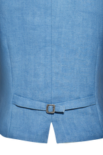 Blaudruck-Gilet mit Reliefstickerei - Miniatur 6