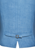 Blaudruck-Gilet mit Reliefstickerei - Miniatur 6