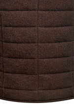 Steppgilet aus Links/links-Strick - Miniatur 6