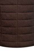 Steppgilet aus Links/links-Strick - Miniatur 6