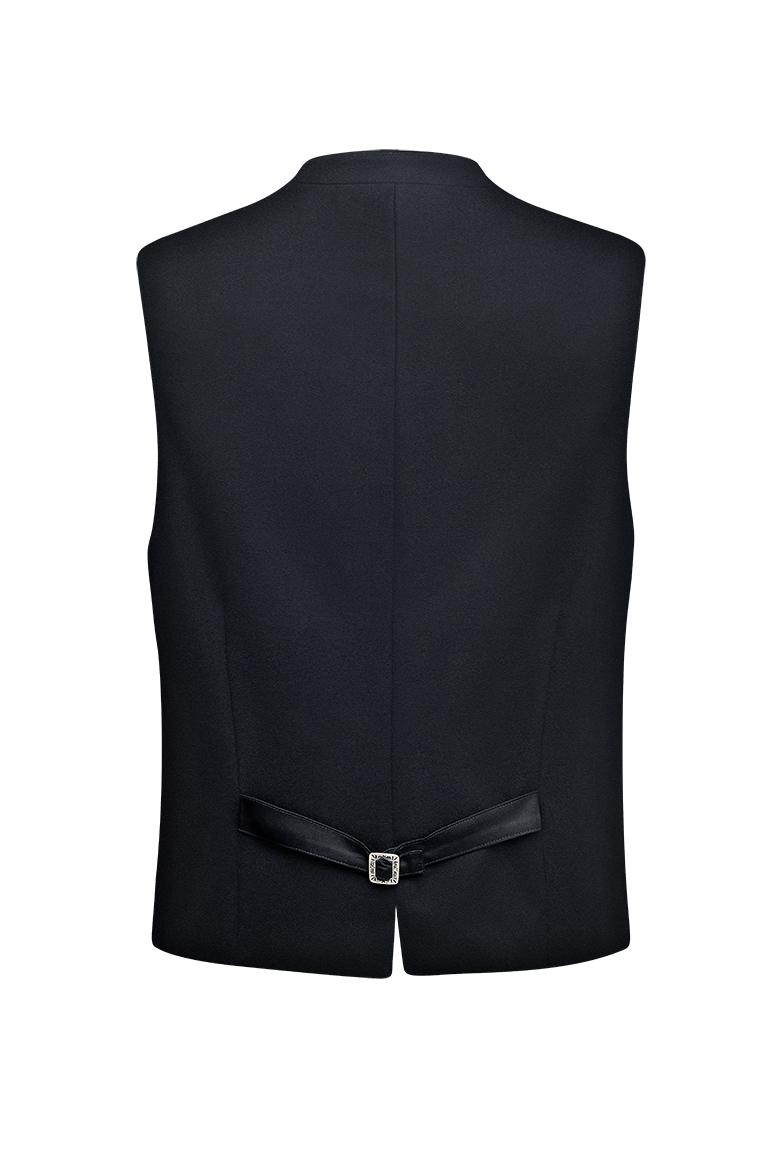 Double-breasted Gilet in Loden - Image 2