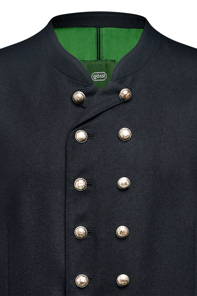 Double-breasted Gilet in Loden - Image 3