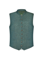 Ausseer Gilet Fischgrat Leinen - Miniatur 1