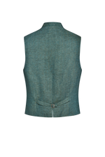 Ausseer Gilet Fischgrat Leinen - Miniatur 3