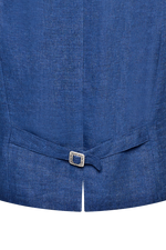 Ausseer Gilet Fischgrat Leinen - Miniatur 2