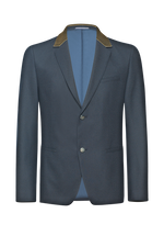 Mautner Reversjacke mit Lederkragen - Miniatur 1