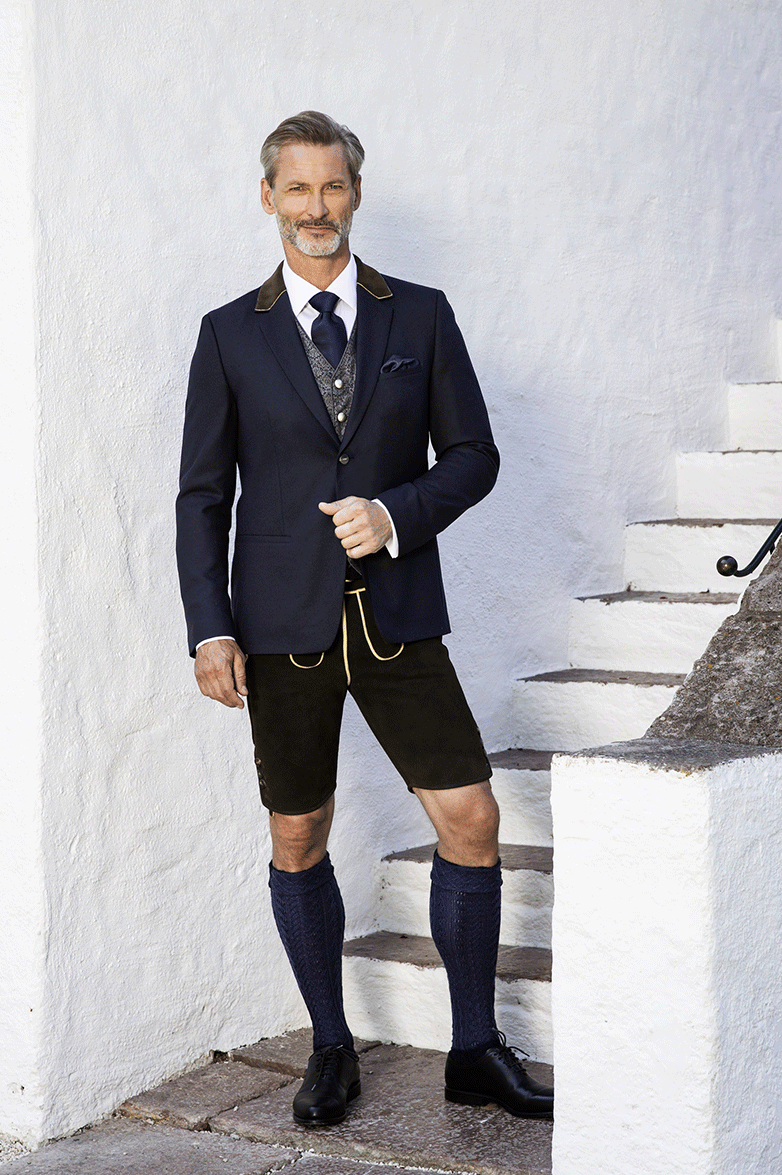 Mautner Reversjacke mit Lederkragen - Bild 6