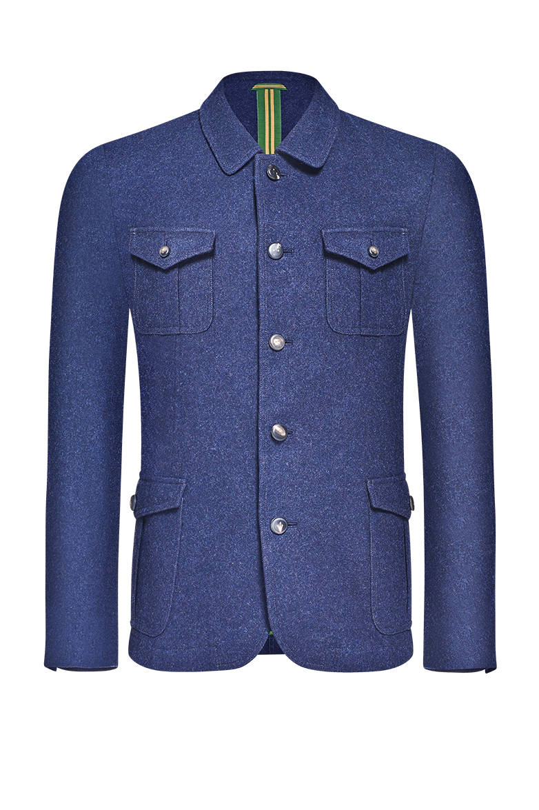 Jacke mit aufgesetzten Taschen - Bild 1