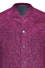 Samtjacke mit reicher Relief-Stickerei - Miniatur 3