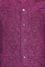 Samtjacke mit reicher Relief-Stickerei - Miniatur 4
