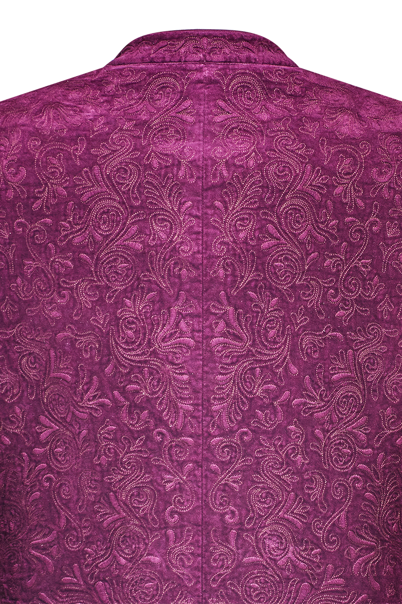 Samtjacke mit reicher Relief-Stickerei - Bild 5