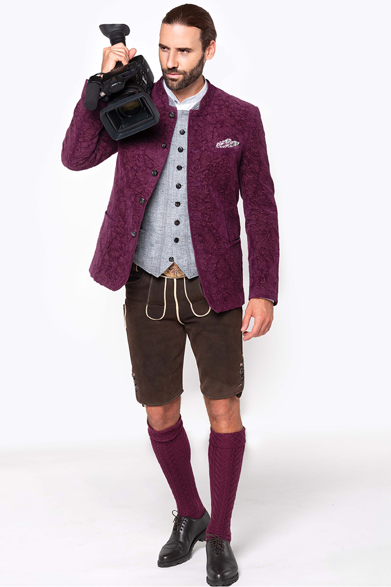 Samtjacke mit reicher Relief-Stickerei - Bild 7