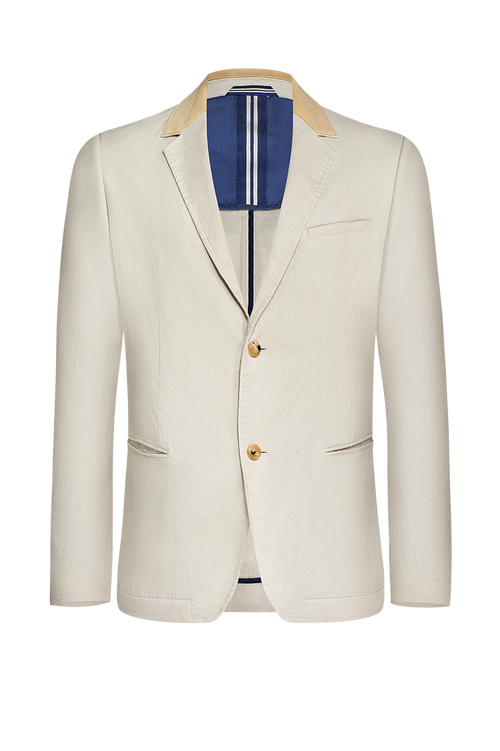 Lässige Reversjacke mit Struktur