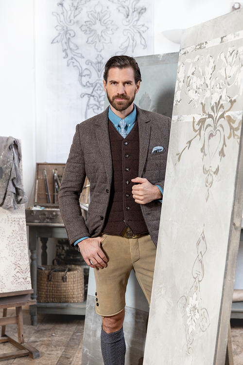 Reversjacke mit links-links Besatz