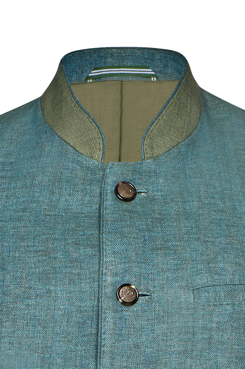 Leinenjacke mit Stehkragen - Bild 9