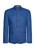 Leinenjacke mit Stehkragen - Miniatur 1