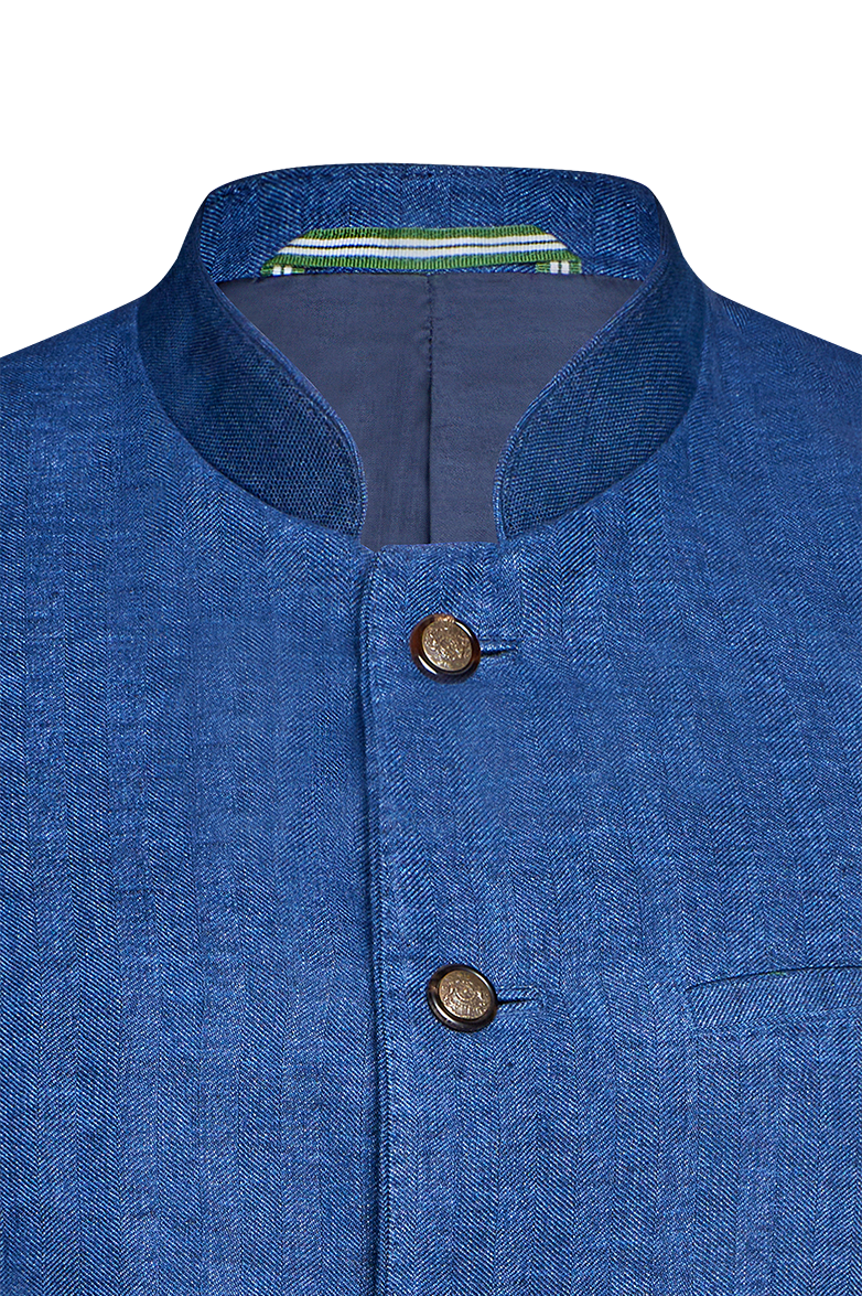Leinenjacke mit Stehkragen - Bild 3