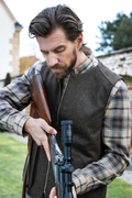 Jagd-Jacke 2 in 1 Lodenjacke mit Gilet - Miniatur 9