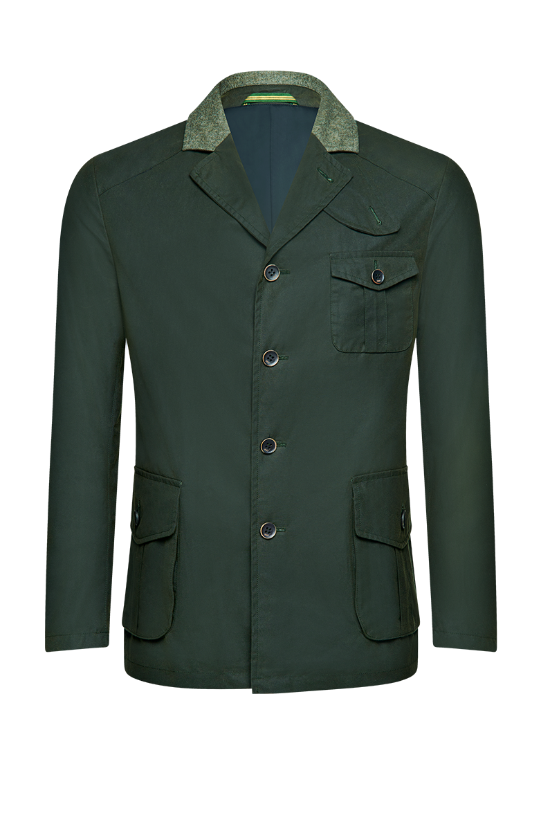 Waxed outdoor jacket - Image 1