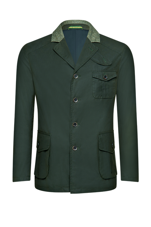 Gewachste Outdoor-Jacke