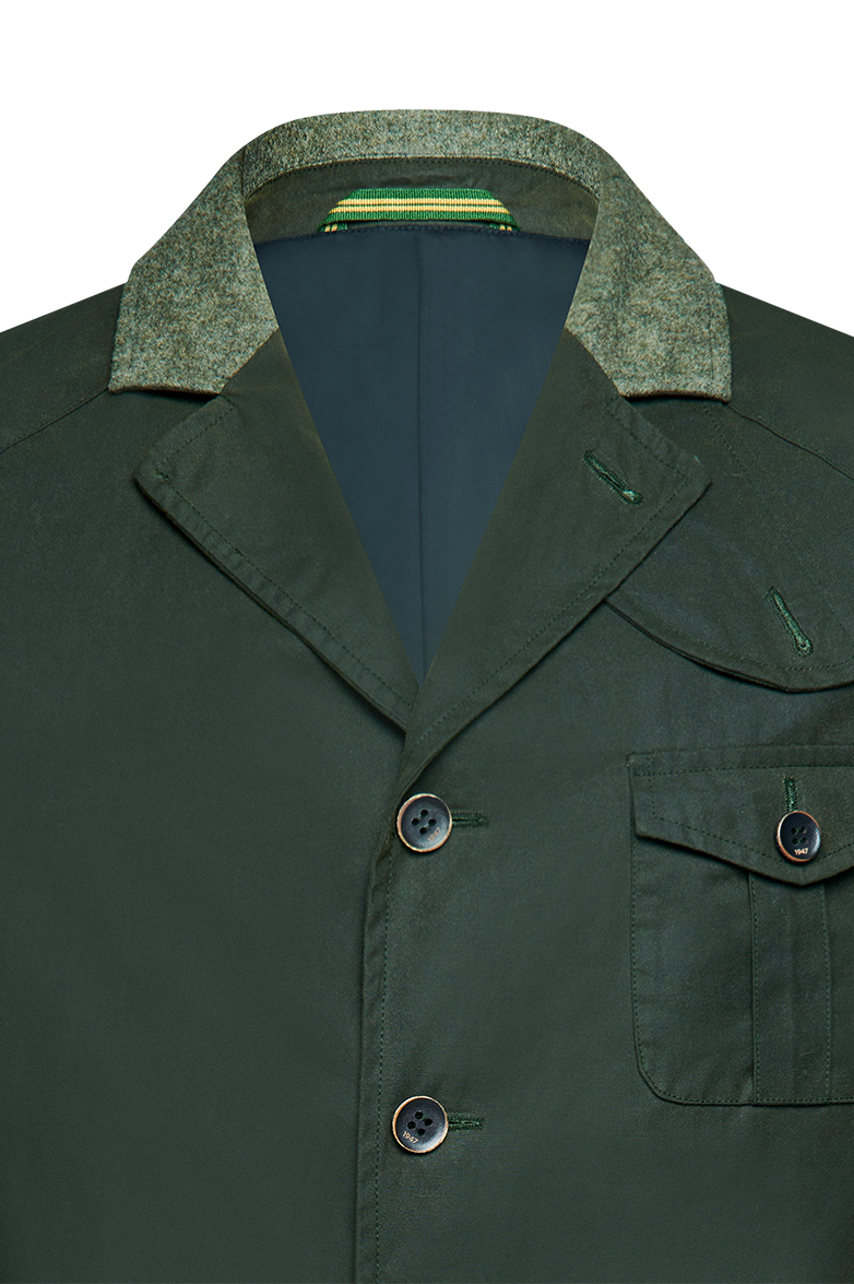 Waxed outdoor jacket - Image 3