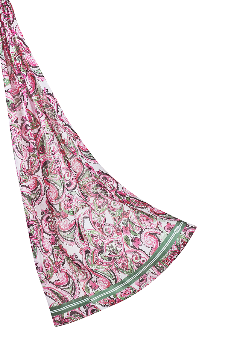 Schal/ Paisley-Blumen-Allover - Bild 3