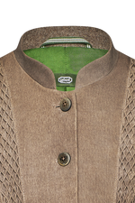 Gesmokte Lederjacke - Miniatur 3