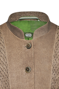 Smocked leather jacket - thumbnail 3