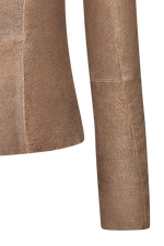 Gesmokte Lederjacke - Miniatur 6