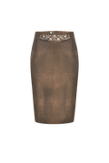 Rock aus elastischem Leder - Miniatur 1