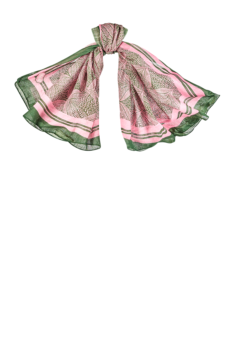 Baumwollbandana Blattallover - Bild 1