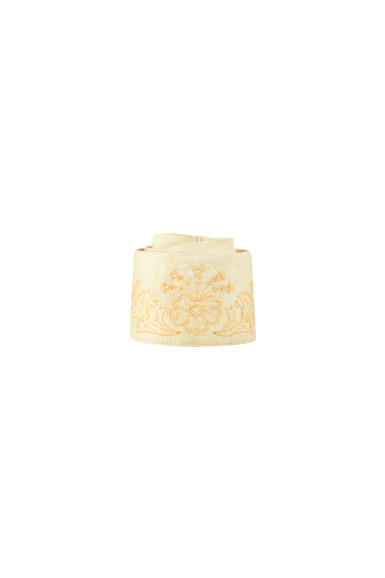 Bindegürtel mit Flachstichstickerei - Bild 5