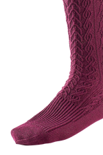 Stutzen mit Zopfmuster - Miniatur 16