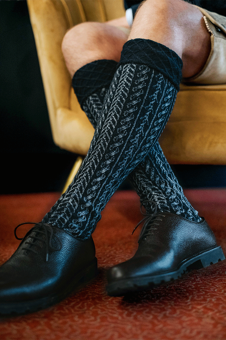 Stutzen mit Zopfmuster - Translation missing: de.products.product.media.image 40