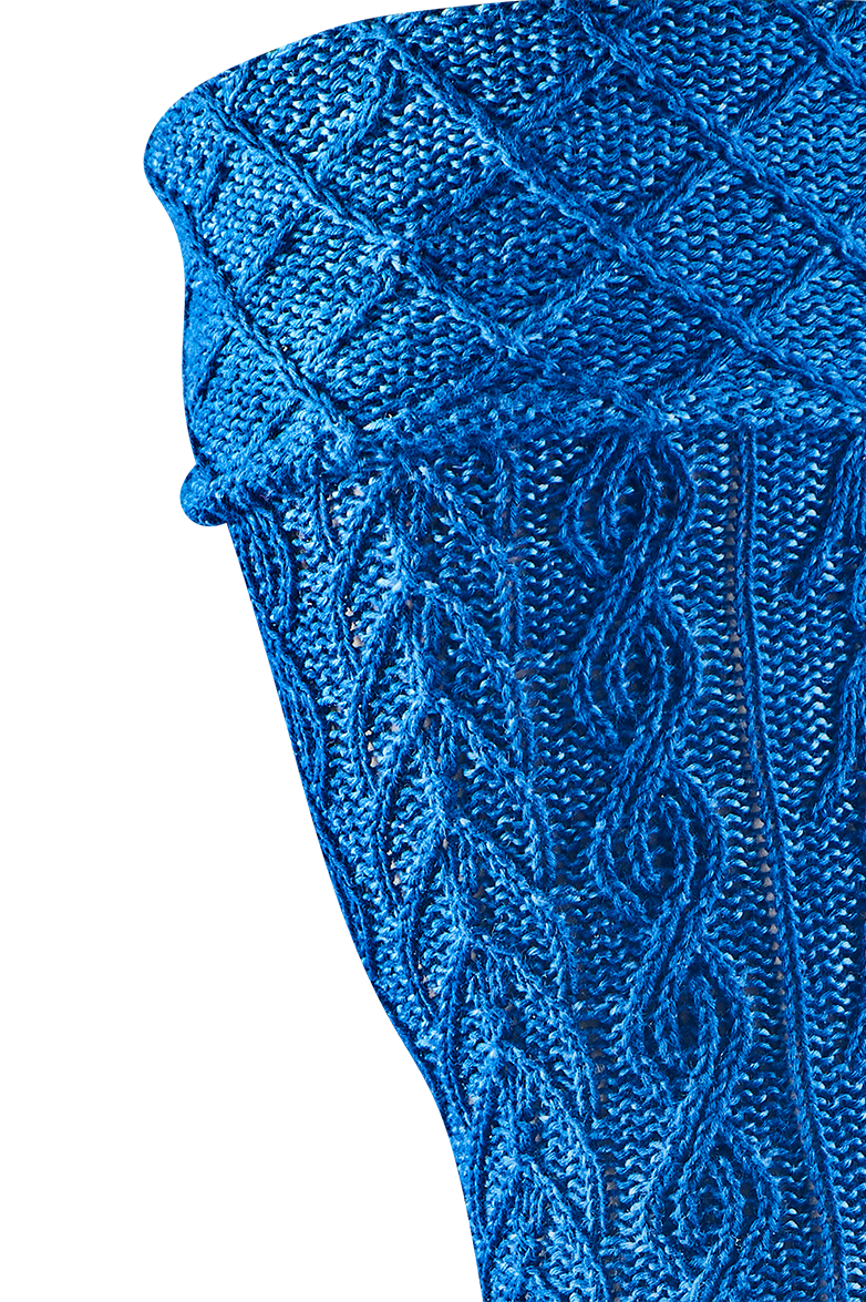 Blaudruck-Stutzen - Bild 2