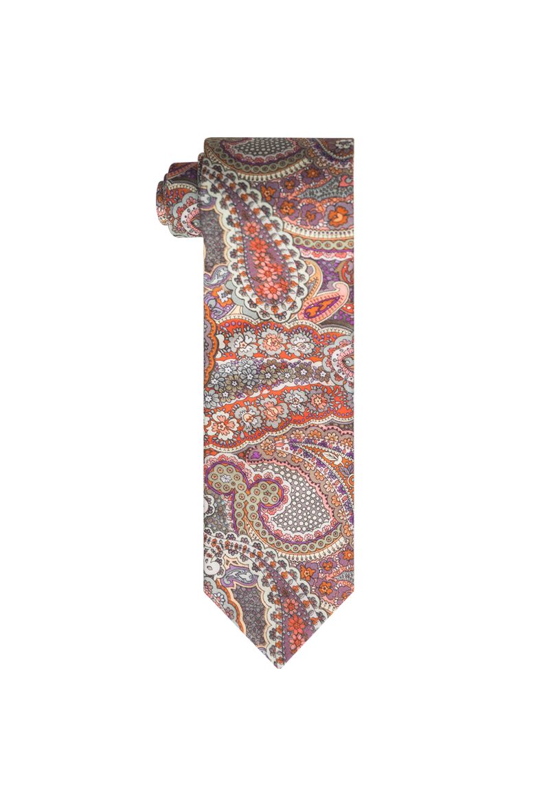 Krawatte Baumwollpaisley - Bild 1