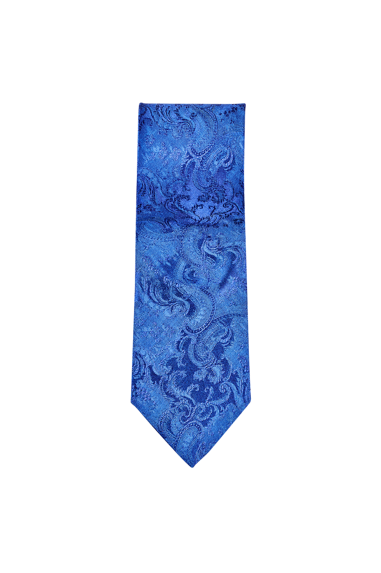 Blaudruck-Krawatte - Bild 1