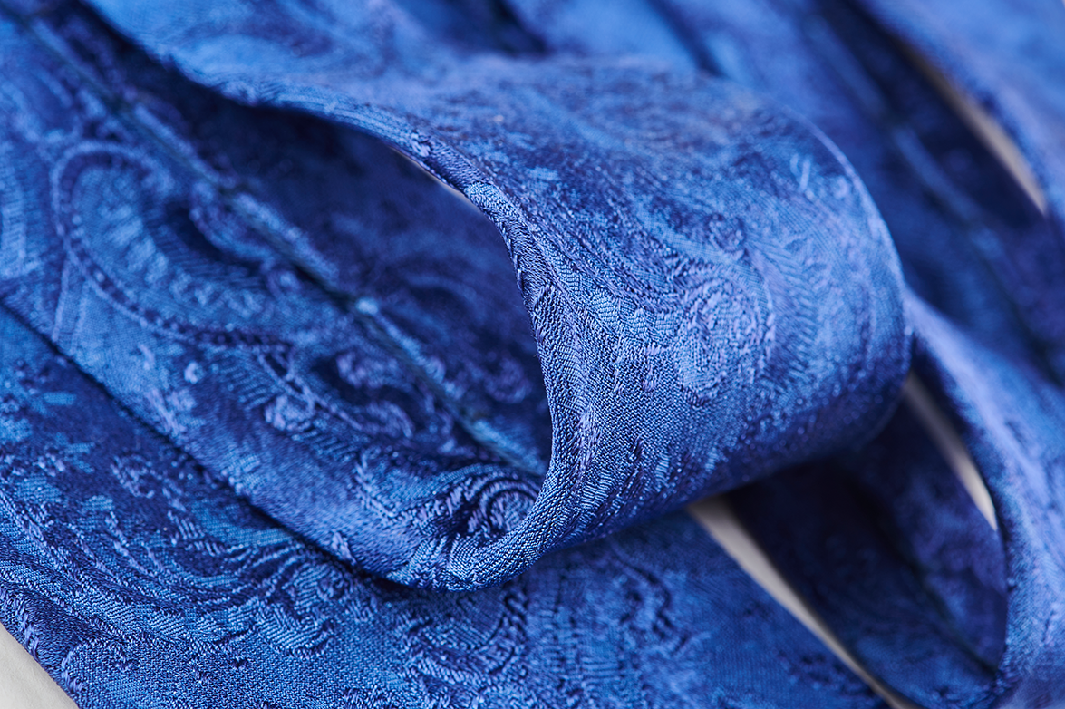 Blaudruck-Krawatte - Bild 3