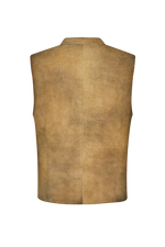 Gilet aus Leder mit Handdruck - Miniatur 2