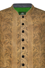 Gilet aus Leder mit Handdruck - Miniatur 3