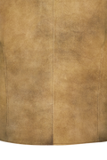 Leather Gilet with hand printing - thumbnail 6