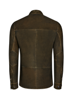 Shirtjacket in Leder - Miniatur 2