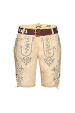 Bavarian Lederhose - gold-black 97 / Trouser size / 52