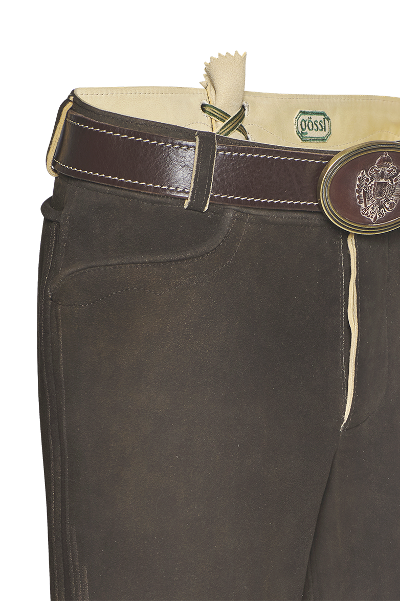 Lederhose mit Klassischem Verschluss - Bild 5