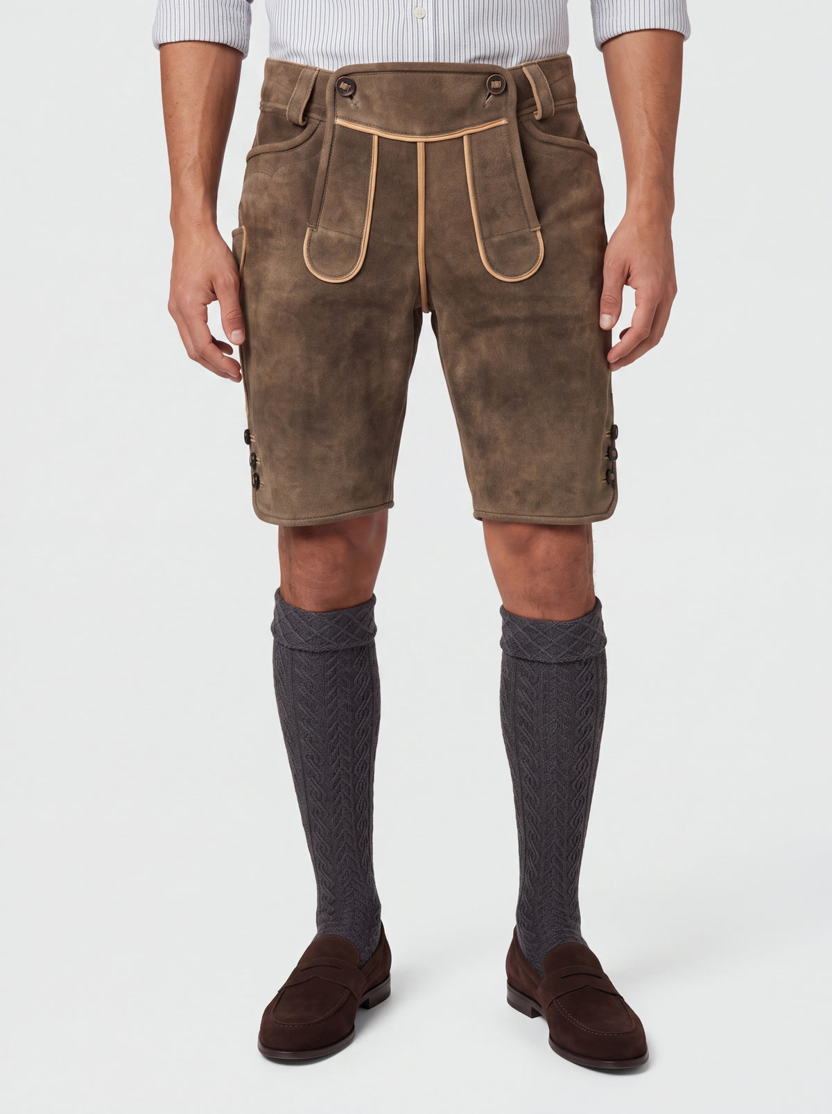 Ziegenlederhose, sämisch - Bild 5