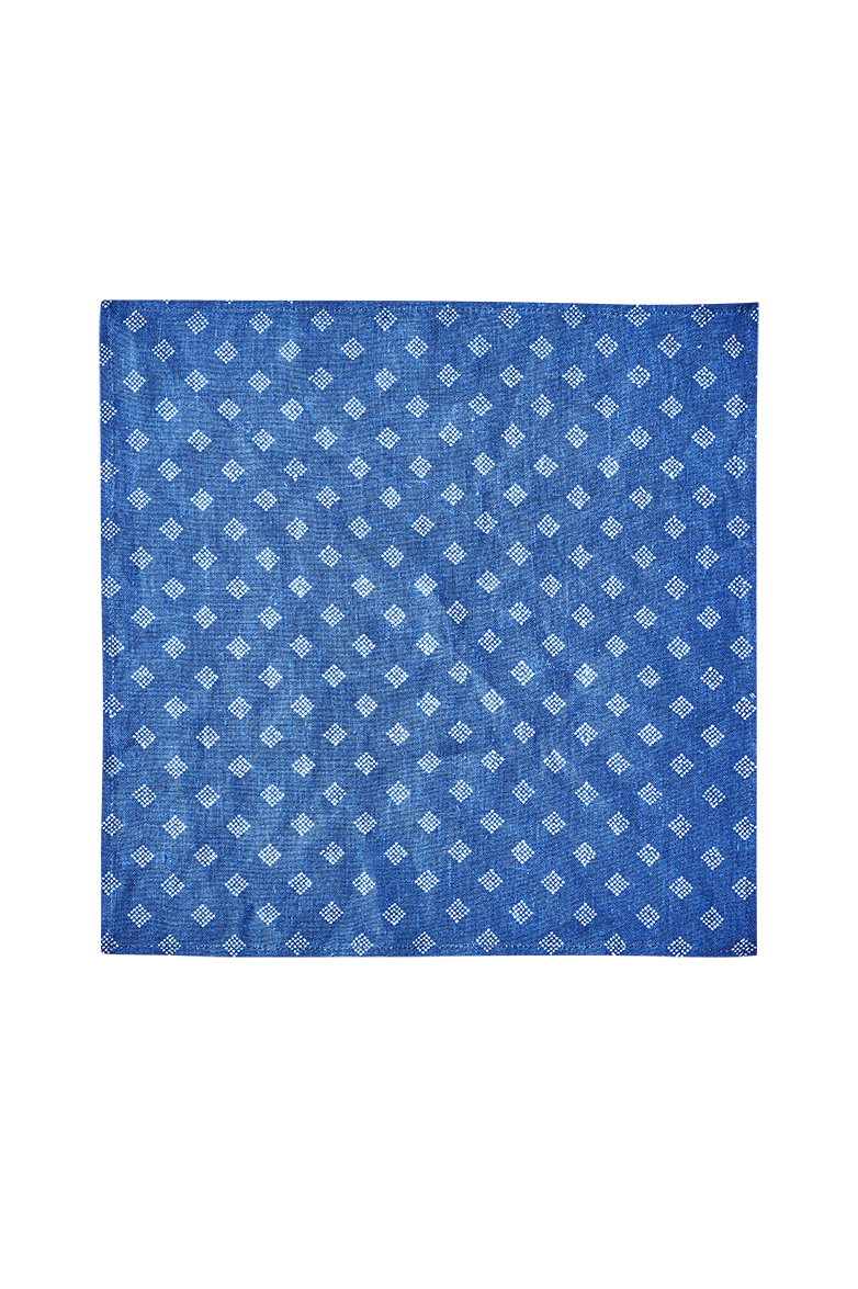 Blaudruck-Stecktuch - Bild 2