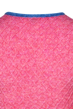 Mädchen Strickjacke Kreuzwabenmuster - Miniatur 4