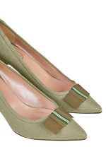 Pumps mit Lampassenschleife - Miniatur 2