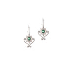 Drop earrings Bouton Sanft - green 40 / 1