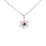 Pendant with chain Alpin - red 30 / 1